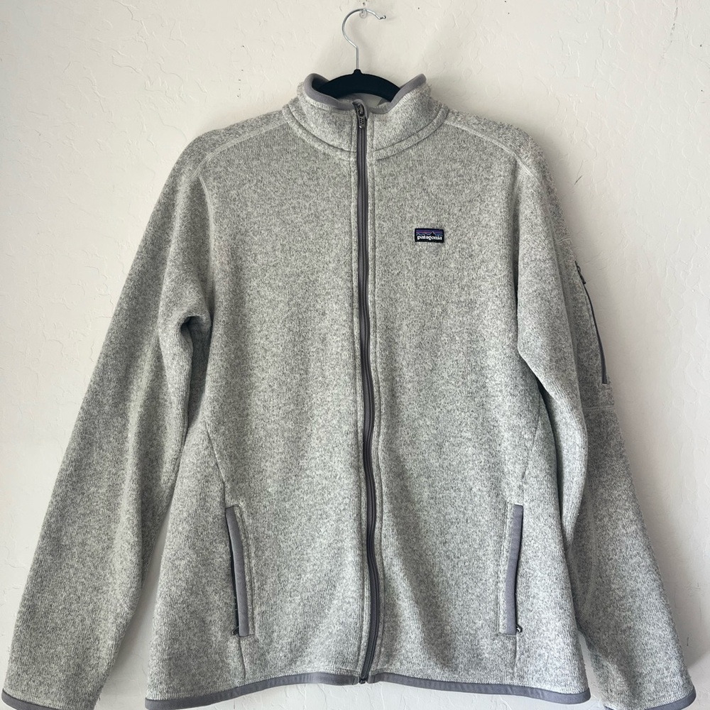 Patagonia Heather Gray Knit Sweater